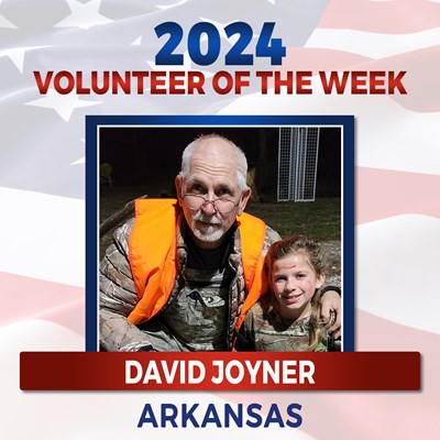 2024 Volunteer of the Week- David Joyner