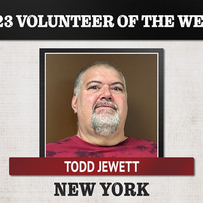 2023 Volunteer of the Week- Todd Jewett