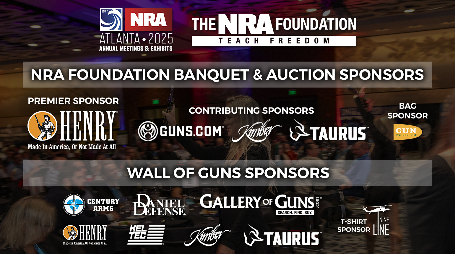NRA Foundation Announces 2025 Event Sponsors for The NRA Annual