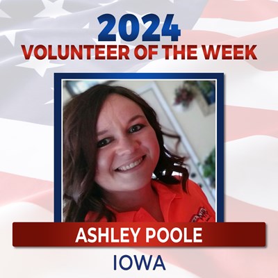 2024 Volunteer of the Week- Ashley Poole