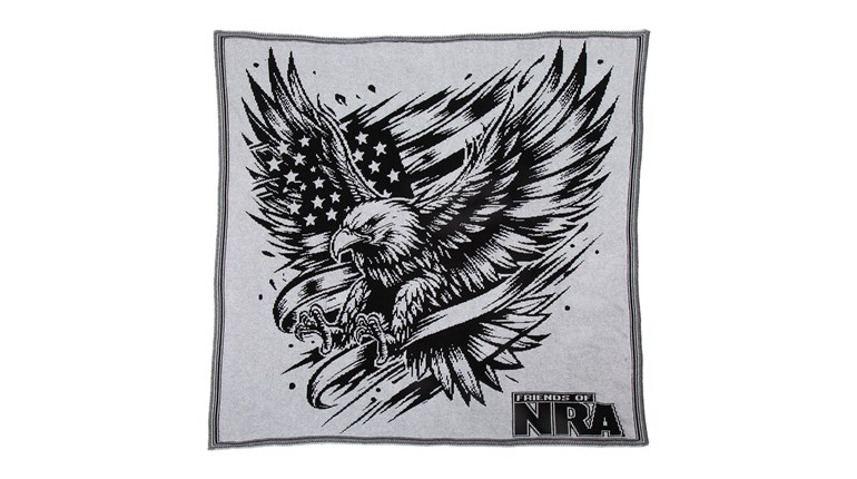 Knitted Eagle Blanket