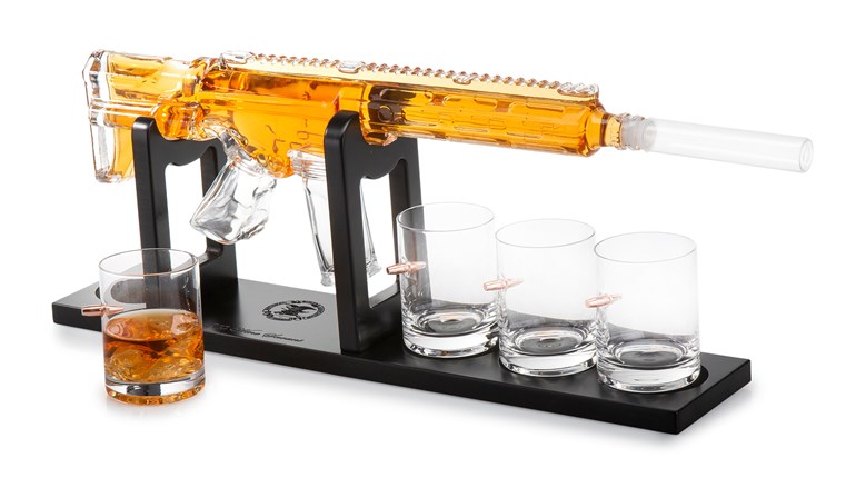 AR15 Decanter with NRA Seal