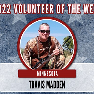 2022 Volunteer of the Week- Travis Madden