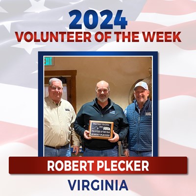 2024 Volunteer of the Week- Robert Plecker