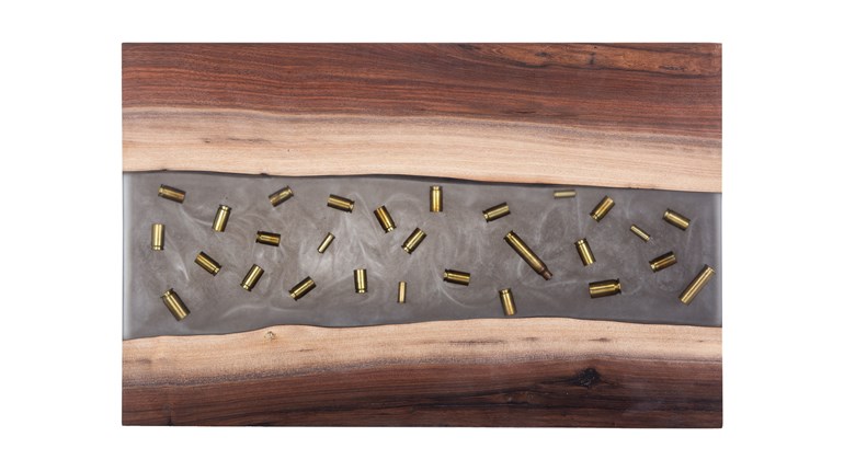 Walnut Bullet Casing Board