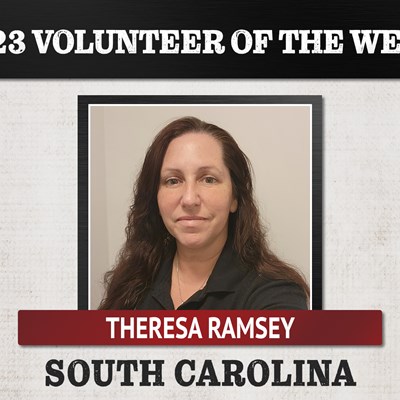 2023 Volunteer of the Week- Theresa Ramsey